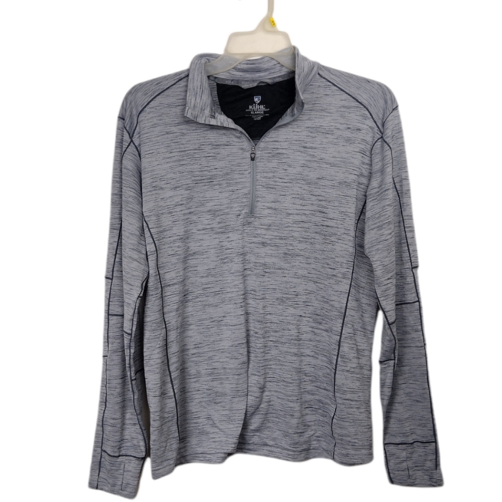 Kuhl grey quarter zip performance shirt XL